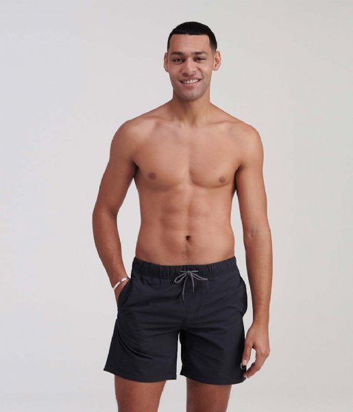 Shiwi  Men Swim Short Recycled Mike Solid Black (999)