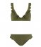 Shiwi  Woman Bobby Bikini Set Sicily Glitter Palmtree Green (779)