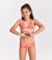 Shiwi  Kids Luna Bikini Set Vacation Palm Spice Route Brown (819)