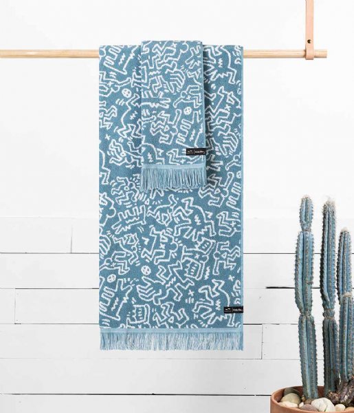 Slowtide Ręcznik Breakers Beach Towel Steel Blue