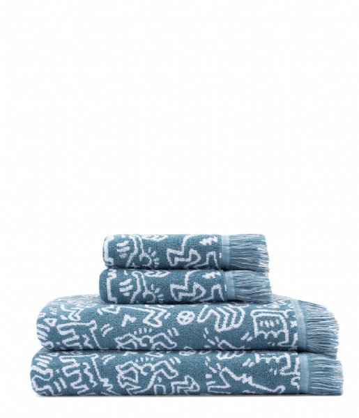 Slowtide Ręcznik Breakers Hand Towel Steel Blue