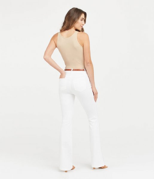 Spanx Broek Denim Flare Jeans White White (1000)