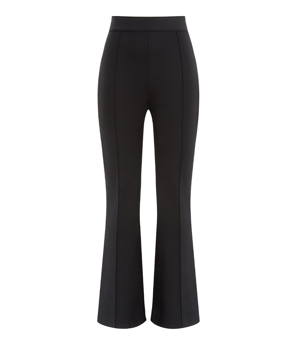 Spanx Trousers Ponte Pants Hi Rise Flare Classic Black (99975) | The ...