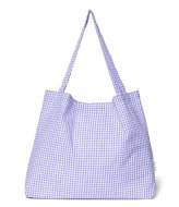 Studio Noos Checked Cotton Mom Bag Lilac