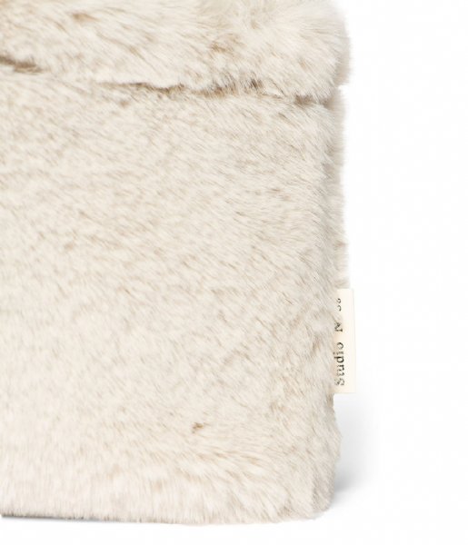 Studio Noos Handtas Faux Fur Mini Handbag Neutral