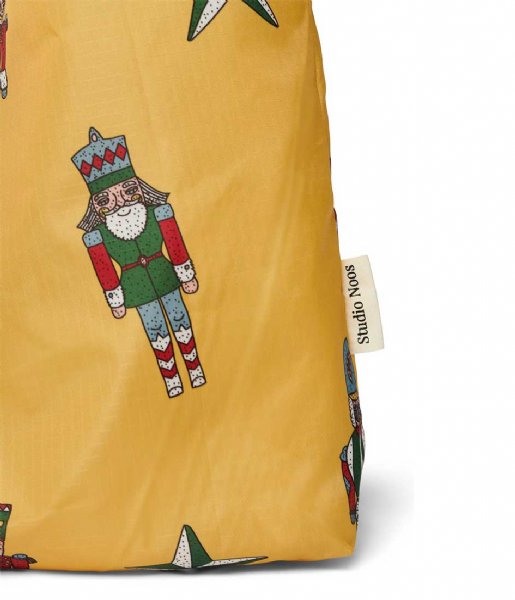 Studio Noos Boodschappentas Grocery Bag Nutcracker Christmas Yellow Nutcracker