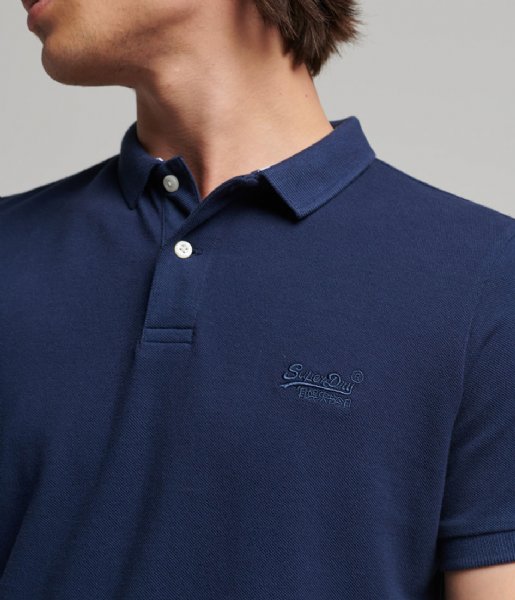 Superdry  Vint Destroy Polo Nautical Navy (09S)