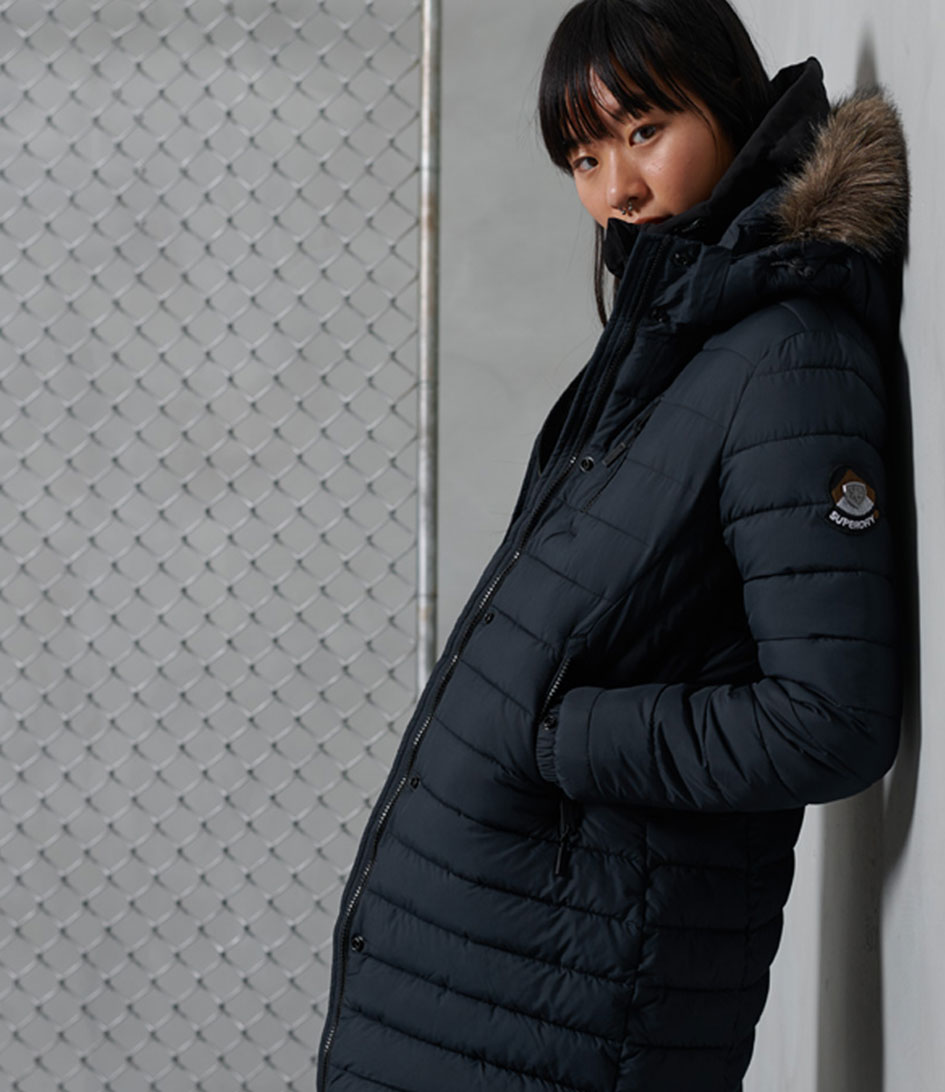 superdry eclipse navy jacket