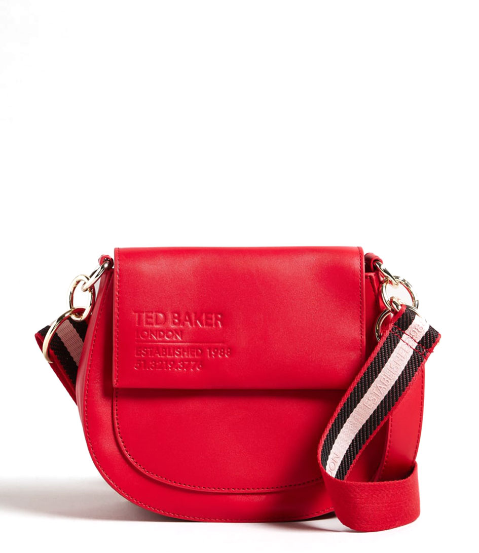 Leather Crossbody Bag Ted Baker Red In Leather 25340851, 48 OFF