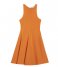 Ted Baker  Salny Rayon Flippy Knit Dress Dark Orange