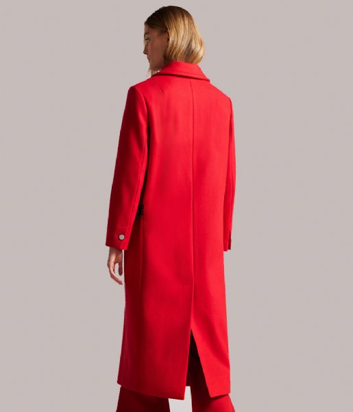 Ted Baker  Frejia Coat With Detachable Strap Detail Red