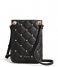 Ted Baker  Partonn Quilted Magnolia Stud Phone Pouch Black