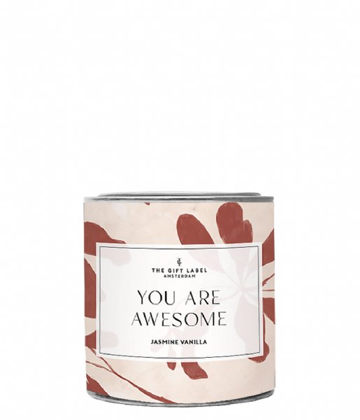 The Gift Label  Candle Small You are Awesome JV You are Awesome JV