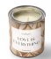 The Gift LabelCandle Tin 310gr Love Is Everything Jasmine Vanilla Hugs And Kisses
