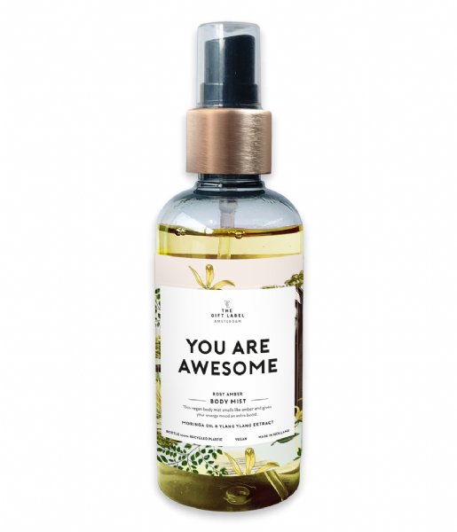 The Gift Label  Body mist You are awesome 100 ml Rosy Amber