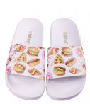 The White Brand Slippers Burgers Wit the white brand kopen in de aanbieding