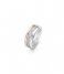 TI SENTO - Milano  925 Sterling Zilver Ring 12094ZR Zilver Rose Plated