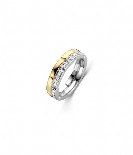 TI SENTO - Milano  Zilver Gold Plated Ring 12271ZY Zilver Gold Plated