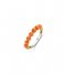 TI SENTO - MilanoSilver Gold Plated Ring 12284OR Orange