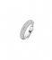TI SENTO - Milano  Silver Platinum Plated Ring 12287ZI Zirconia white
