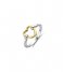 TI SENTO - Milano  Silver Gold Plated Ring 12291SY Silver yellow gold plated