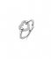 TI SENTO - Milano  Silver Platinum Plated Ring 12291ZI Zirconia white
