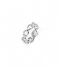 TI SENTO - MilanoSilver Platinum Plated Ring 12292ZI Zirconia white