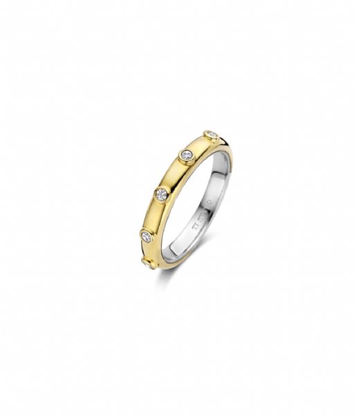 TI SENTO - Milano  925 Sterling Silver Ring 12316ZY Gold Plated
