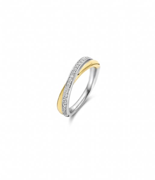 TI SENTO - Milano  Zilver Gold Plated Ring 1953ZY Zilver Gold Plated