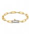 TI SENTO - Milano  Silver gold plated Bracelet 2936SY Silver Yellow plated