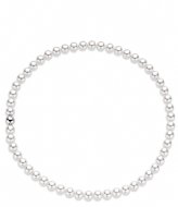 TI SENTO - Milano Silver Platinum Plated Necklace 34016PW Pearl white