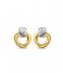 TI SENTO - Milano  925 Sterling Zilveren Earrings 7858 Silver yellow gold plated (7858SY)