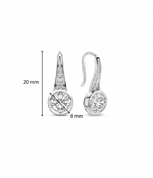 TI SENTO - Milano  925 Sterling Silver Earrings 7952ZI Silver
