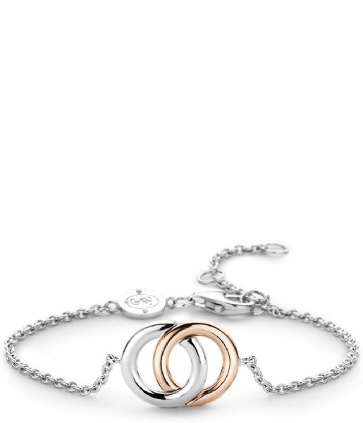 TI SENTO - Milano  925 Sterling Zilveren Armband 2790 Silver Rose plated (2790R)