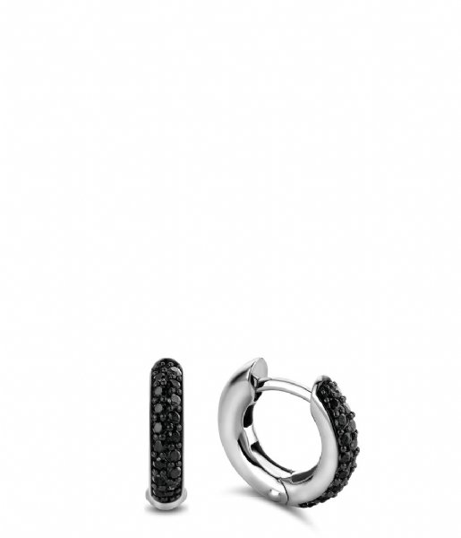 TI SENTO - Milano  925 Sterling Zilver Earrings 7210 Black (7210ZB)
