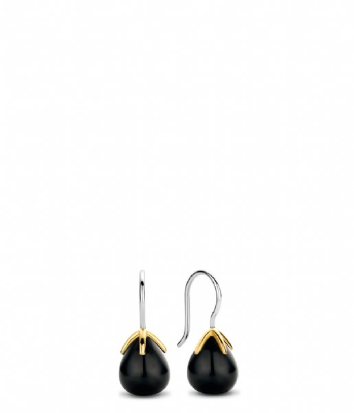 TI SENTO - Milano  925 Sterling Zilver Earrings 7802 Black Onyx (7802BO)