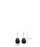 TI SENTO - Milano  925 Sterling Zilver Earrings 7802 Black Onyx (7802BO)