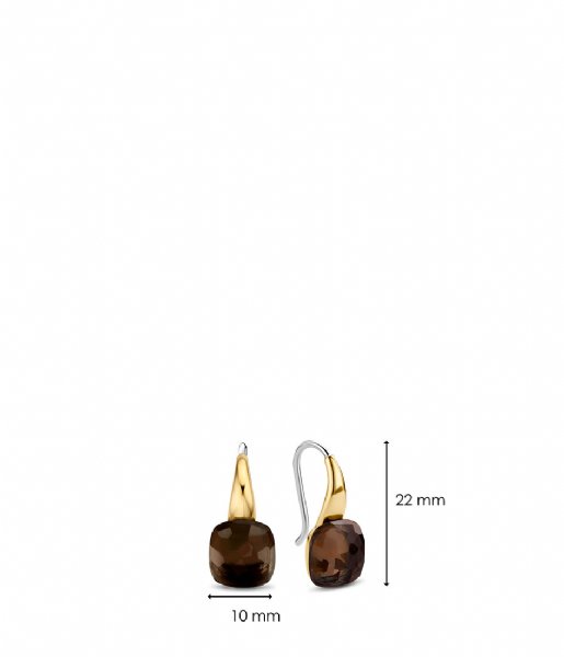 TI SENTO - Milano  925 Sterling Zilver Earrings 7815 Brown (7815TB)