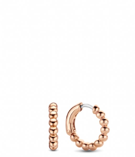 TI SENTO - Milano  925 Sterling Zilver Earrings 7825 Silver rosegold plated (7825SR)