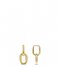 TI SENTO - Milano  925 Sterling Zilver Earrings 7831 Silver yellow gold plated (7831SY)