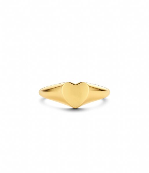 TI SENTO - Milano  925 Sterling Zilveren Ring 12221 Silver Yellow Gold Plated (12221SY)