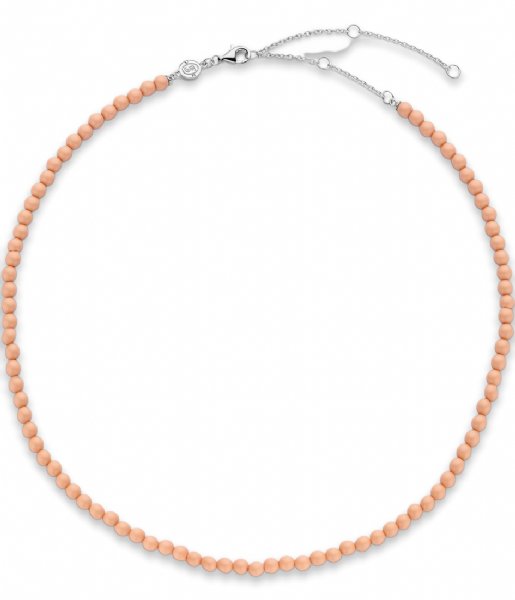 TI SENTO - Milano  925 Sterling Zilveren Necklace 3916 Coral Pink (3916CP)