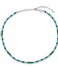 TI SENTO - Milano  925 Sterling Zilveren Necklace 3916 Turquoise- Malachite (3916TM)