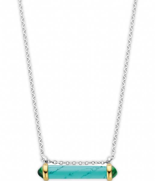 TI SENTO - Milano  925 Sterling Zilveren Necklace 3963 Turquoise (3963TQ)