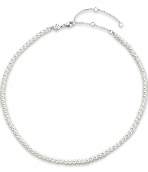 TI SENTO - Milano  925 Sterling Zilveren Necklace 3916 Pearl White (3916PW)