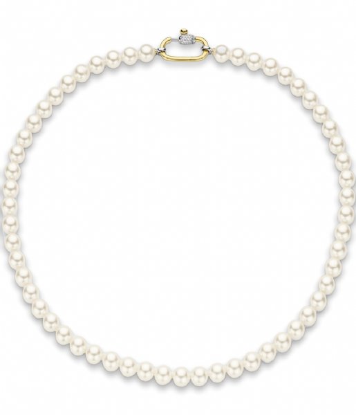 TI SENTO - Milano  925 Sterling Zilveren Necklace 3967 Pearl White (3967PW)