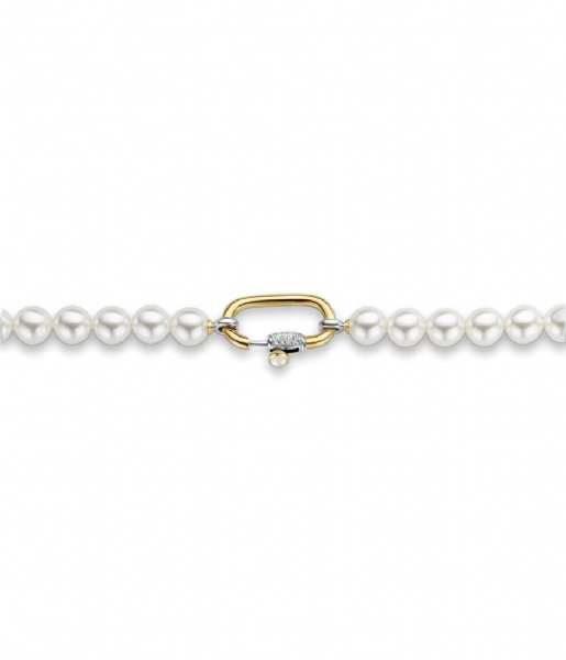 TI SENTO - Milano  925 Sterling Zilveren Necklace 3967 Pearl White (3967PW)