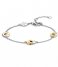 TI SENTO - Milano  925 Sterling Zilveren Armband 2925 Silver gold plated (2925SY)