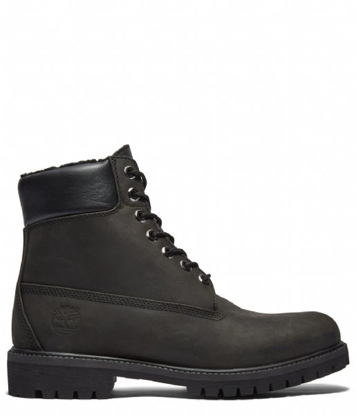 Timberland  6 In Premium Fur/Warm Lined Boot Black (1)