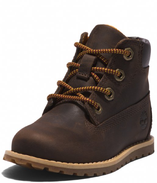 Timberland  Pokey Pine 6 Inch Boot With Side Zip Potting Soil